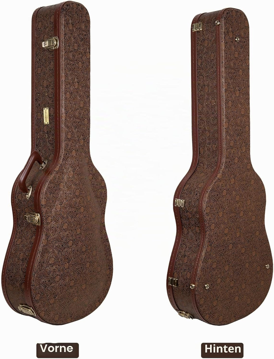 Crossrock Designer Serie – Universelles Holzetui für Gibson Acoustic J45 und Martin Dreadnought Gita