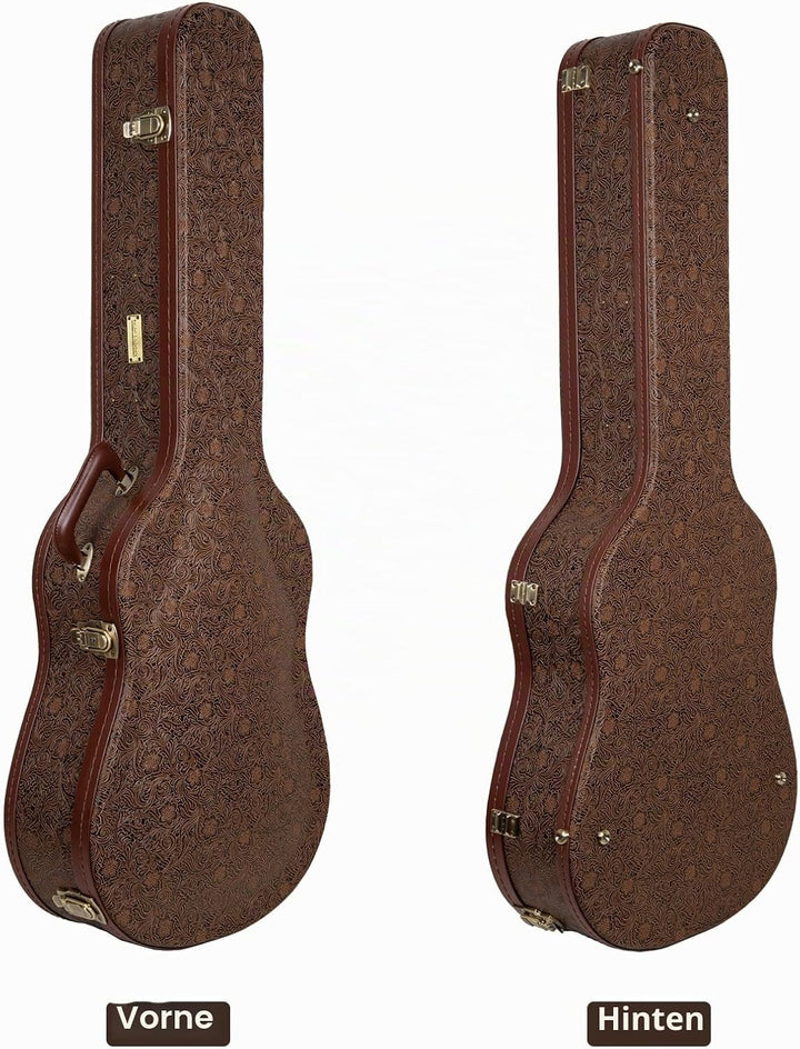 Crossrock Designer Serie – Universelles Holzetui für Gibson Acoustic J45 und Martin Dreadnought Gita