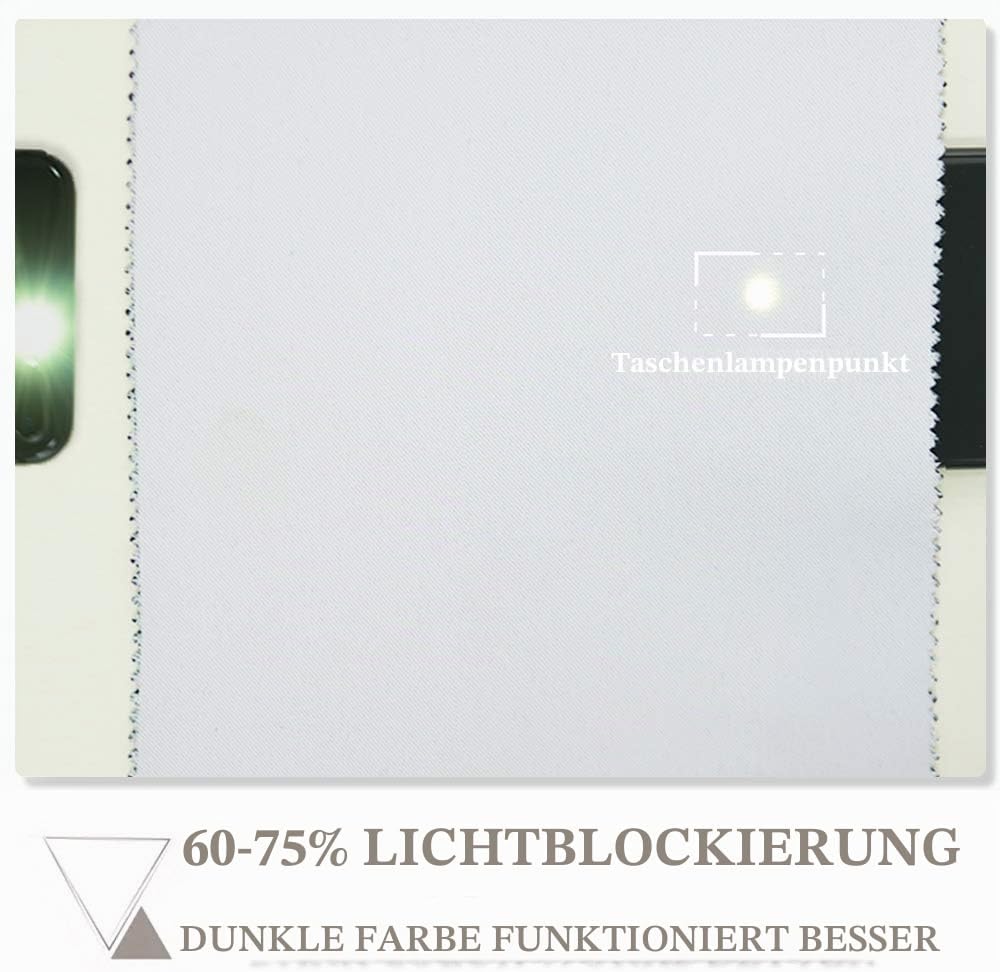 PONY DANCE Wohnzimmer Gardinen Modern Kurz Gardienen 2-Set Vorhänge Weiss Blickdicht Ösenvorhang Ver