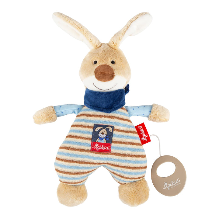 SIGIKID 39265 Spieluhr Semmel Bunny Mädchen und Jungen Babyspielzeug empfohlen ab Geburt blau/beige,