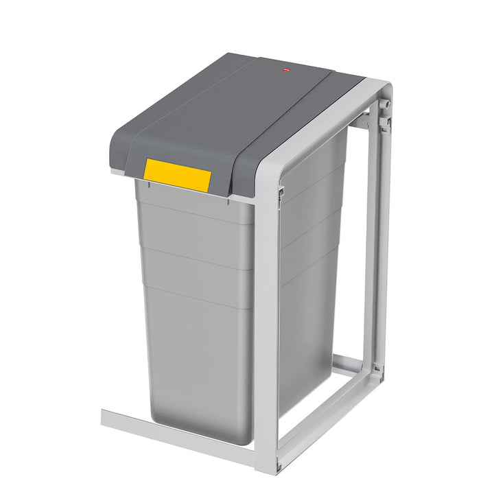 Hailo ProfiLine Öko XL - Mülltrennsystem Erweiterungseinheit 38 L - Robustes Gestell und weit öffnen