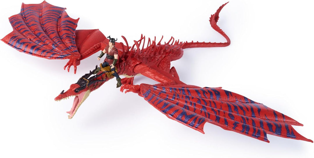 Dreamworks Dragons How to Train Your Dragon, Monstrous Nightmare and Snotlout, Viking Duo Action Fig