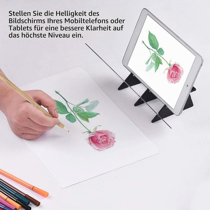 Optisches Zeichenbrett Zeichenbrett Skizzieren Linse Skizze Assistent Bildreflexion Projektor Malbre