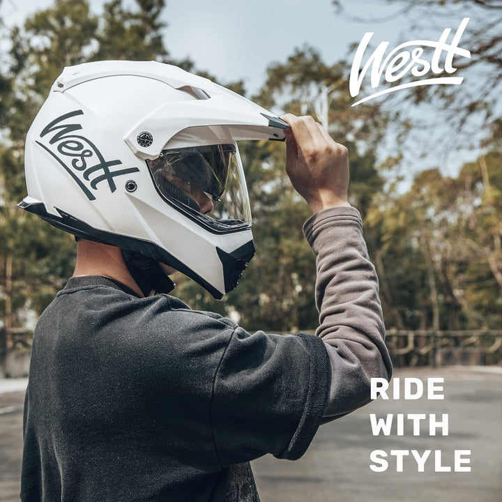 Westt Motocross Helm Fullface MTB Motorradhelm Integralhelm Crosshelm Helm Motorrad MTB Enduro Quad