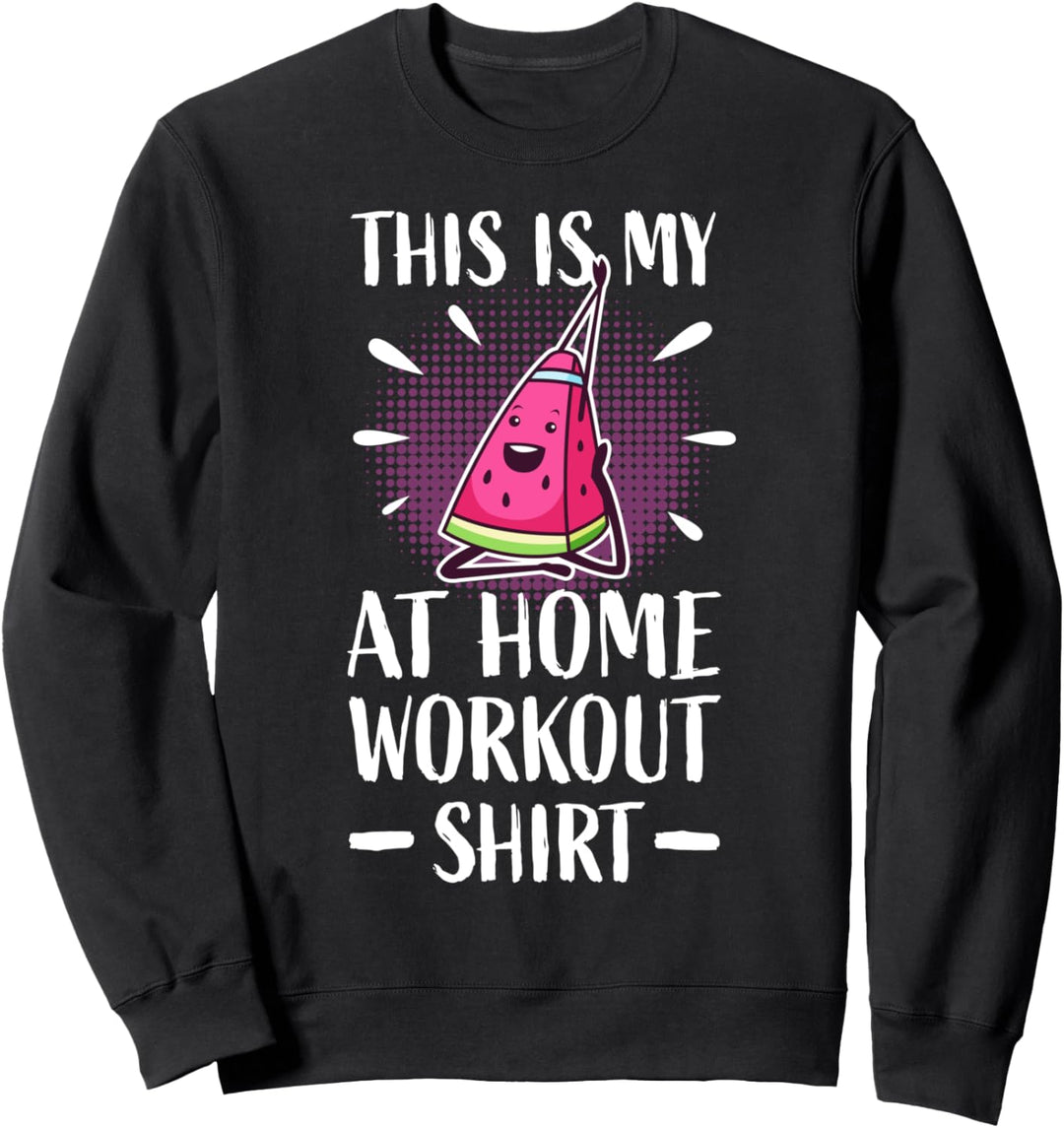 Top Heim-Workout Fitness Kardio Kraft-Training Wasser-Melone Sweatshirt