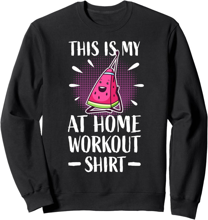 Top Heim-Workout Fitness Kardio Kraft-Training Wasser-Melone Sweatshirt