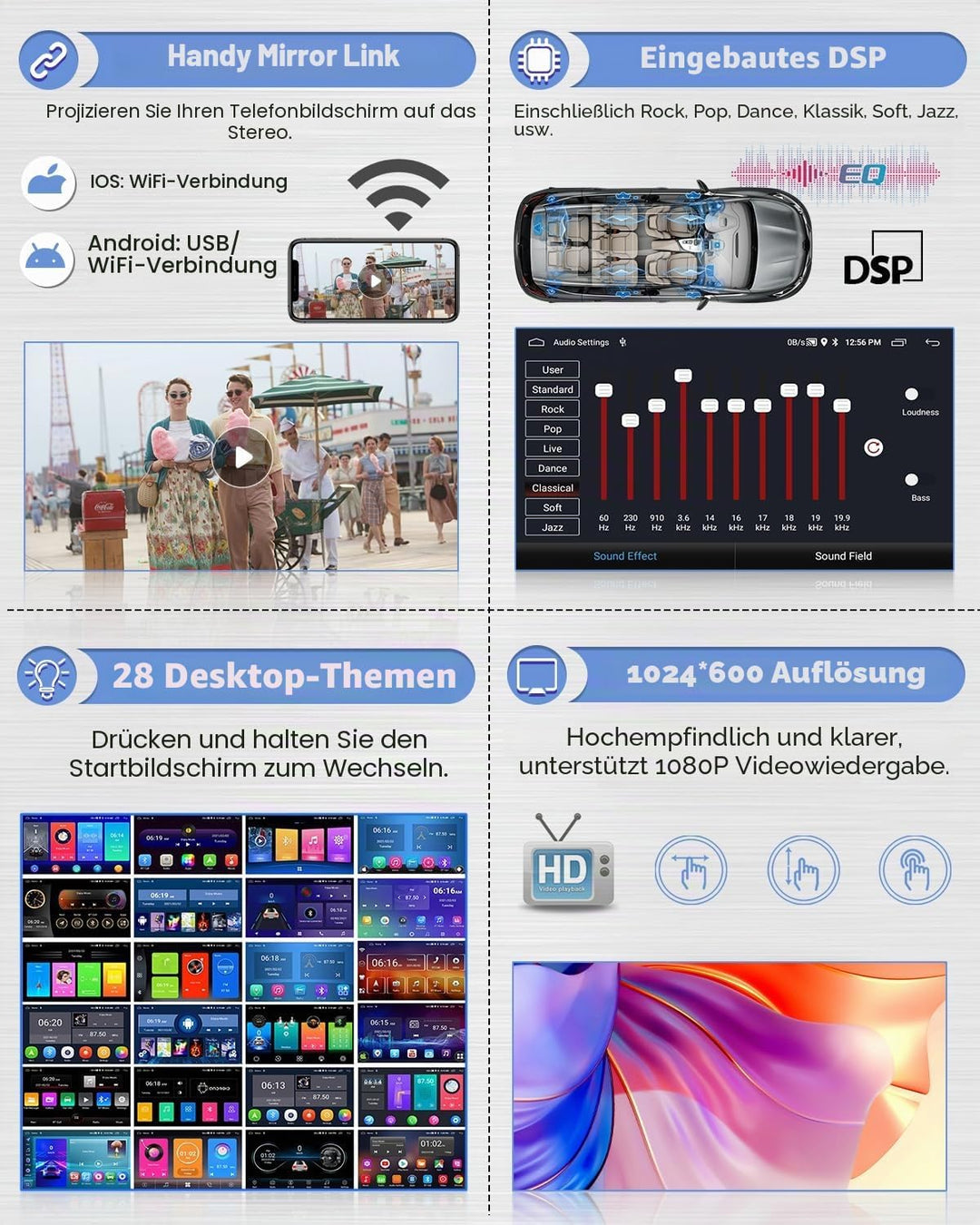 [2G+64G] Hikity Autoradio Navi Für Renault Dacia Duster Sandero Logan Dokker Captur Symbol Android 1