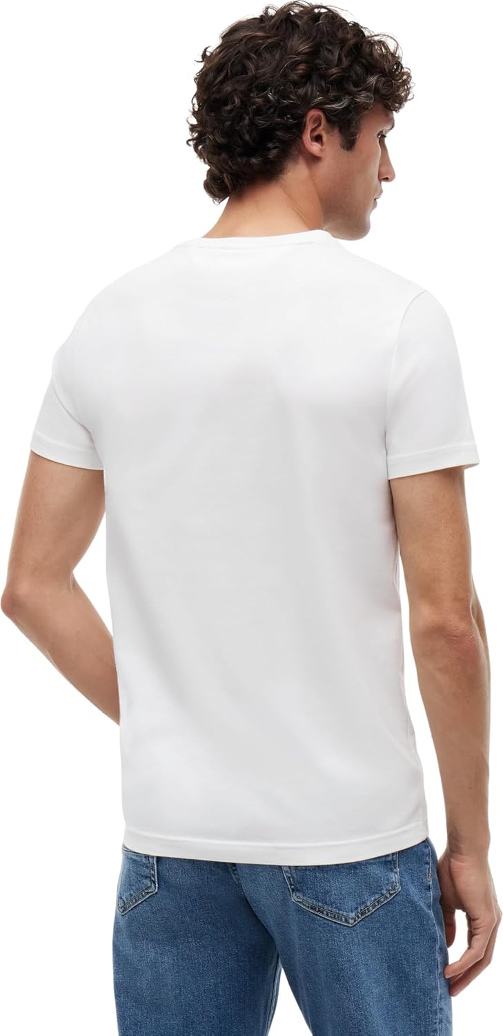 Tommy Hilfiger Herren Core Stretch Extra Slim Fit C-Neck Tee S/S-T-Shirts XXL Weiss, XXL Weiss