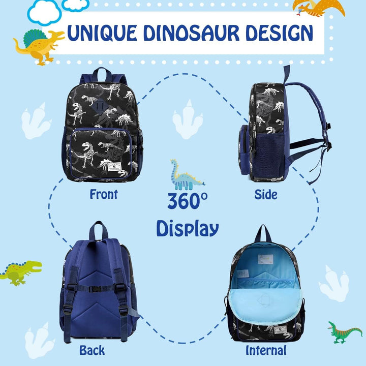 VX VONXURY Schulrucksack, Convertible Vorschule Kleinkind Jungen Bookbag Passt A4 Ordner (Blue Shark