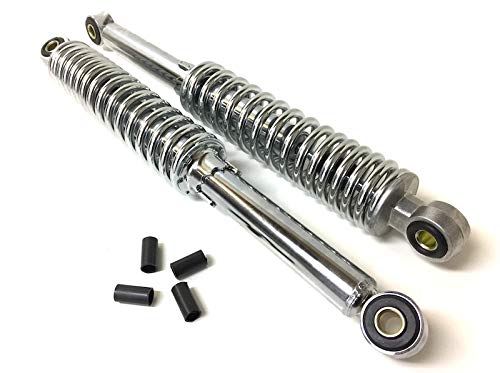 Stossdämpfer Federbein Set 360mm Chrom Simson S50 S51 S63 S70 S83