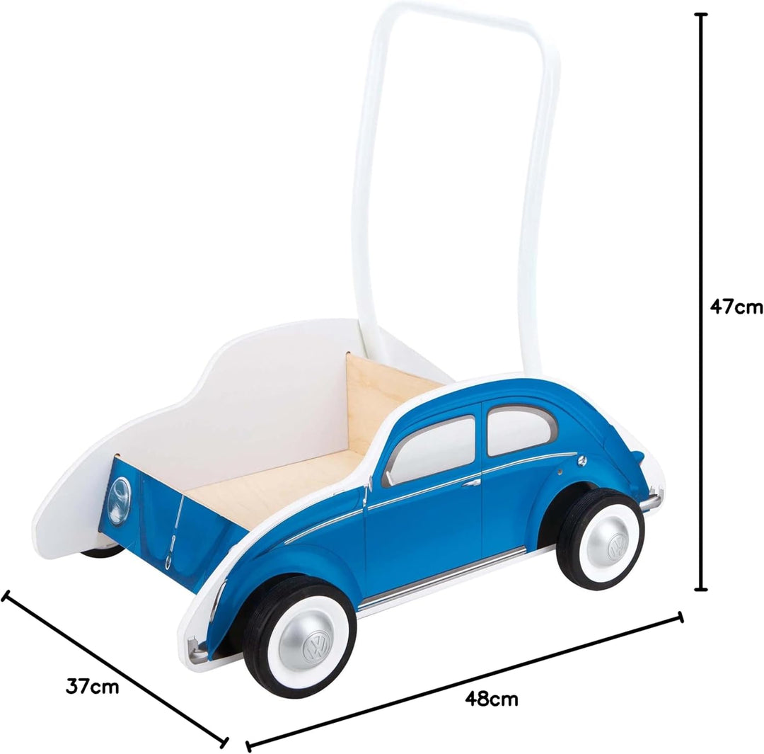 Hape E0382 Käfer Lauflernwagen, blau Blau Käfer Lauflernwagen, Blau Käfer Lauflernwagen