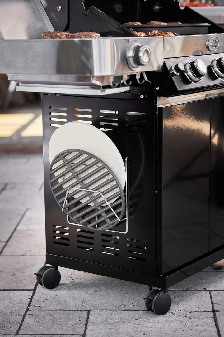 RÖSLE VARIO-Halter, Hochwertiger Edelstahlhalter für VARIO Grilleinsätze, passend für alle VIDERO Mo