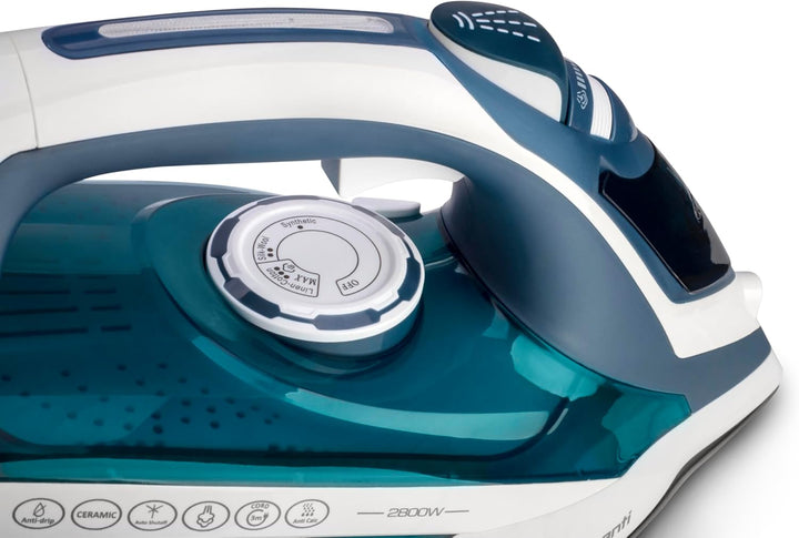 Avanti Dampfbügeleisen mit 2800 Watt und 150 g Dampfstoss, 480 ml Wassertank, Selbstreinigungsfunkti