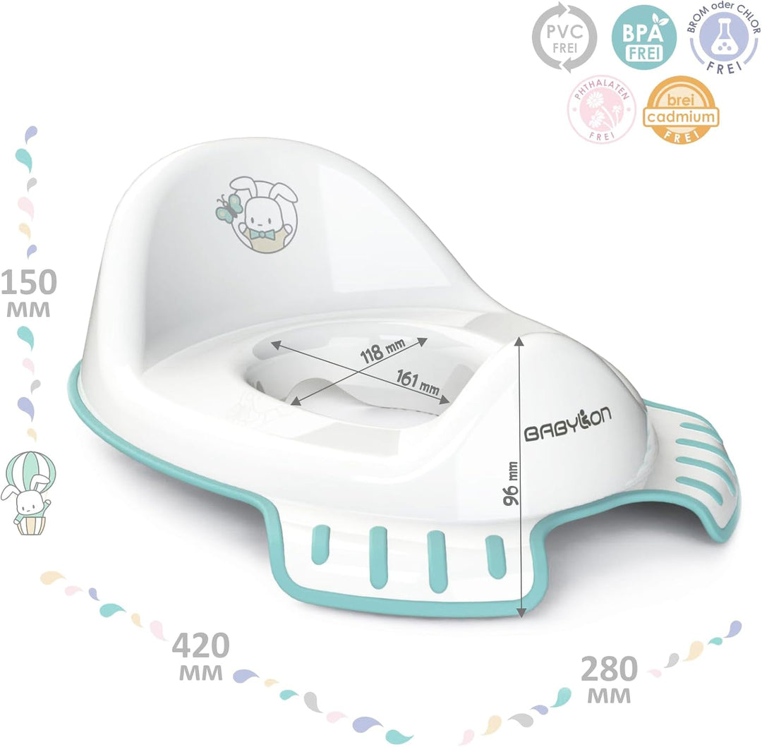 BABYLON Flipper Klodeckel Toilettensitz für Kinder Anti-Rutsch Ergonomisch. Baby toilettentrainer mi