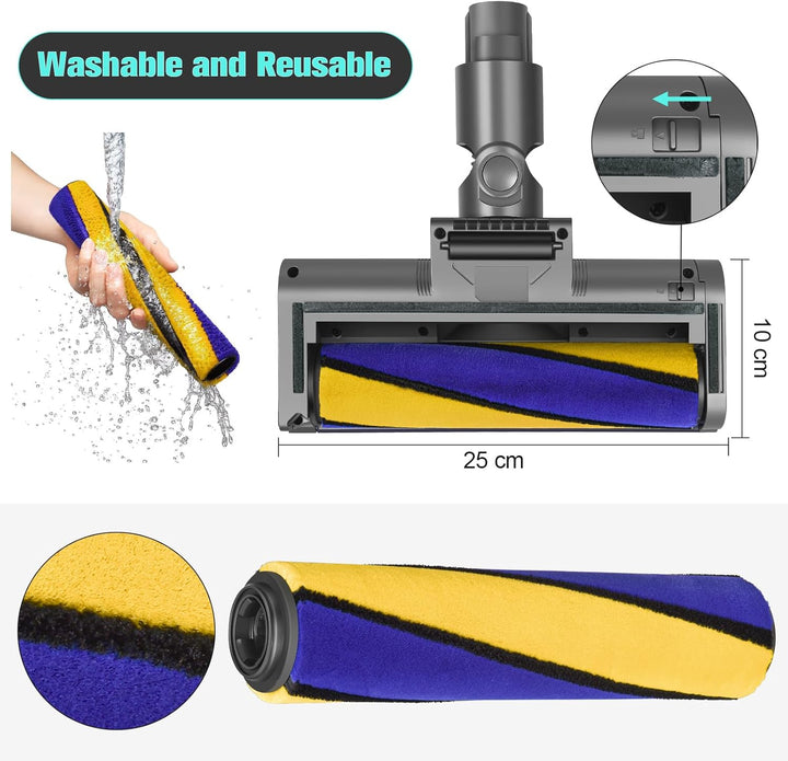 Bodendüse Bürste für Dyson V11 V15 V10 V8 V7 Ersatzteile Ersatzbürste Bodenbürste Aufsatz Staubsauge