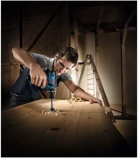 Bosch Professional Akku-Bohrschrauber GSR 12V-15 mit 2 Akkus 12 V, 2,0 Ah im Karton, Schwarz, Blau,