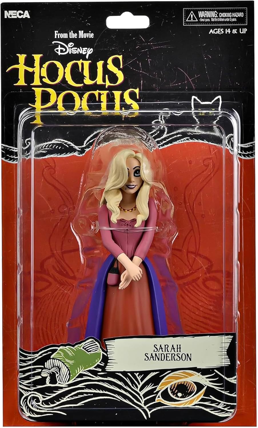 NECA Hocus Pocus Toony Terror Sarah Sanderson Actionfigur 6"