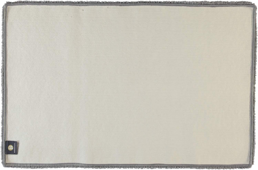 Rhomtuft Badteppiche Square Kiesel - 85 60x90 cm, 60x90 cm