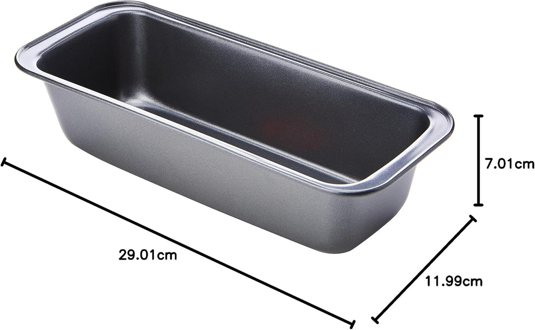 de Buyer - Kuchenform aus antihaftbeschichtetem Stahl - 26 x 10 x 6,3 cm - 4715.26, Grau, 26 x 10 x