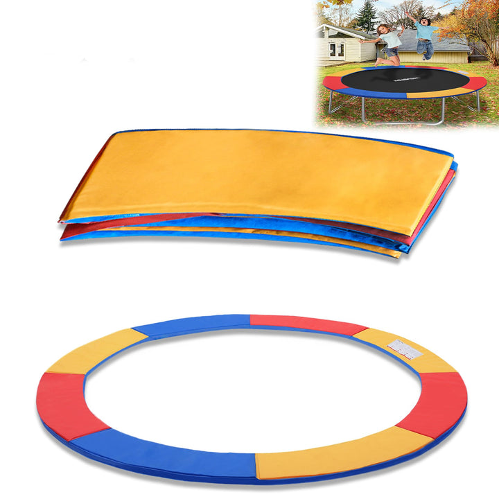 YRHome Trampolin Randabdeckung Federabdeckung Ø 244cm 305cm 366cm UV-Beständigkeit Reissfest Randsch