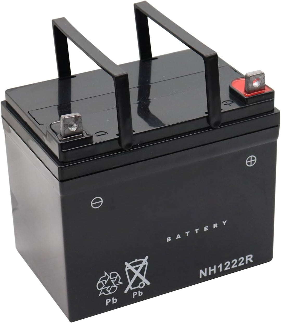 SECURA Batterie 12V 22Ah (+ Pol Rechts) kompatibel mit AGS AJ102 Rasentraktor
