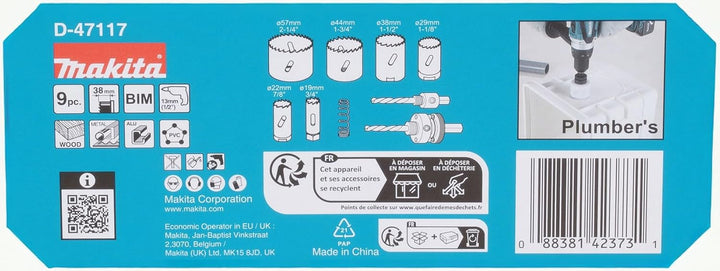 Makita D-47117 Lochsägenset Sanitär 6tlg, Small