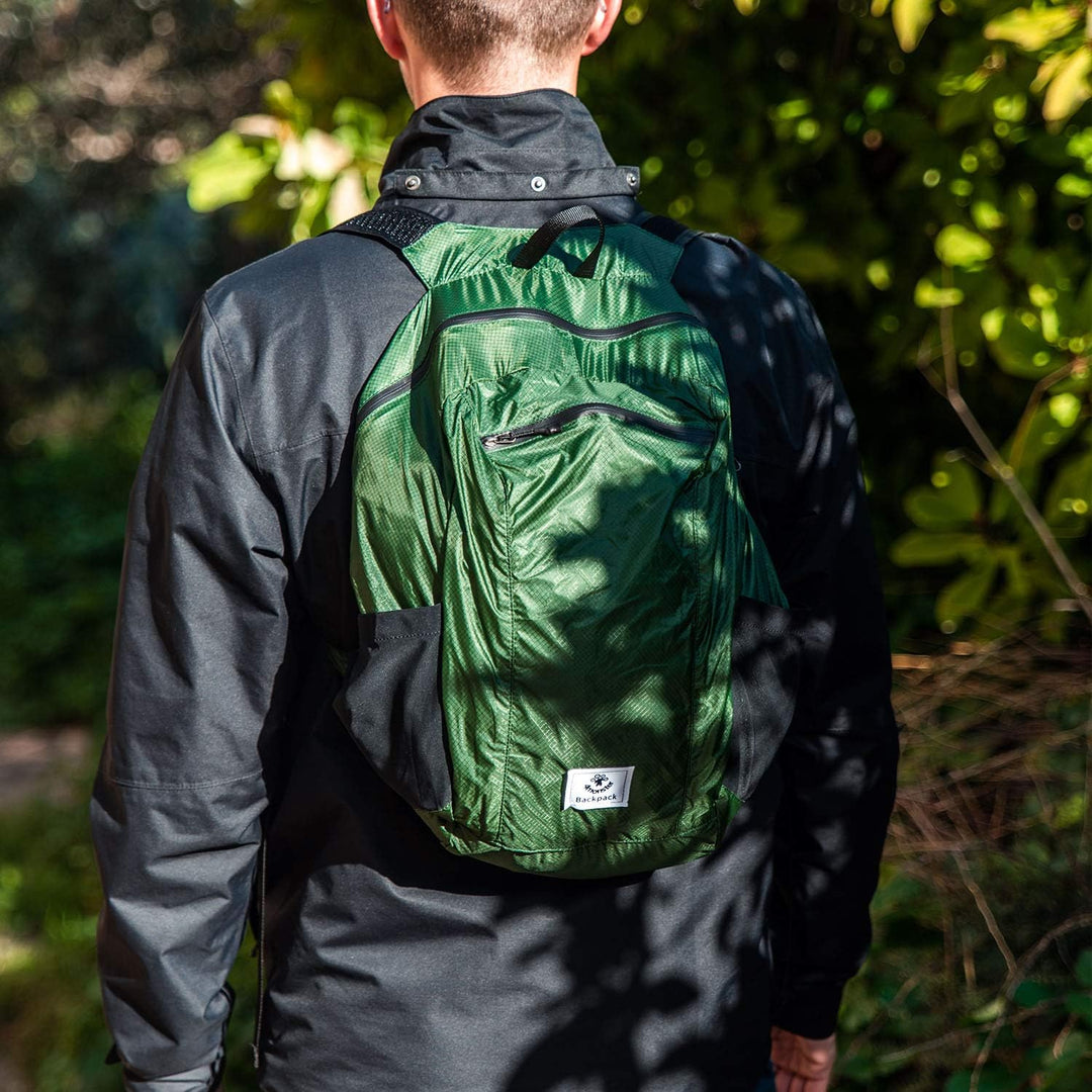 4Monster Faltbarer Rucksack Ultra Leicht, Unisex Tagesrucksack Outdoor, Wasserdichter Wanderrucksack