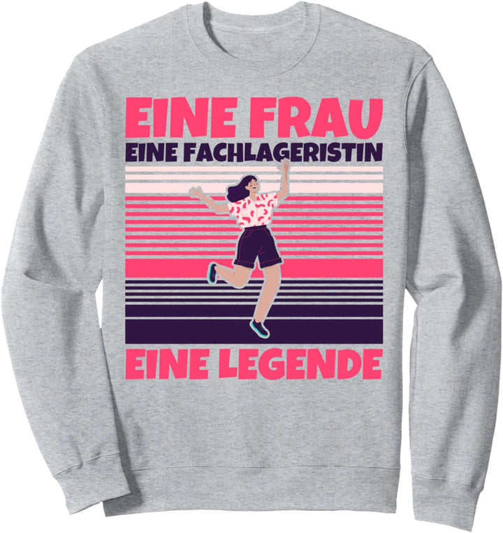 Fachlageristin lustig - Eine Frau, eine Fachlageristin, eine Sweatshirt