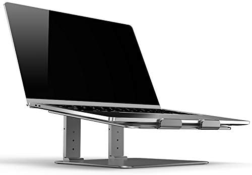 DolDer Laptop Ständer Aluminium höhenverstellbarer Laptop-Riser, Notebook Ständer für MacBook Pro/Ai