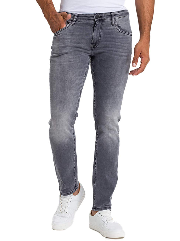 Cross Jeans Herren Damien Slim Jeans 30W / 30L Grau (Grey Used 010), 30W / 30L Grau (Grey Used 010)