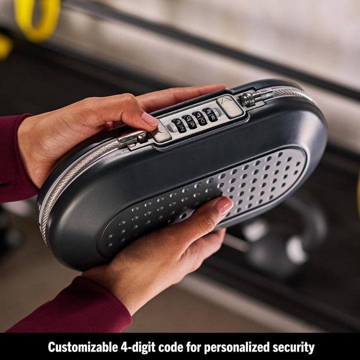 Master Lock 5900D Stellen Sie Ihre eigene Kombination tragbaren Safe EIN, Gunmetal Grey, 9-17/32 in.