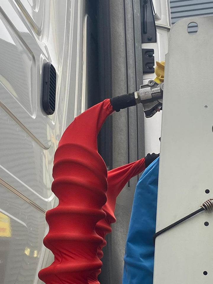 1x LKW Luftschlauchkabel Strumpfhosen-Abdeckung Stretch-Ärmel-Abdeckung (Schwarz), Schwarz