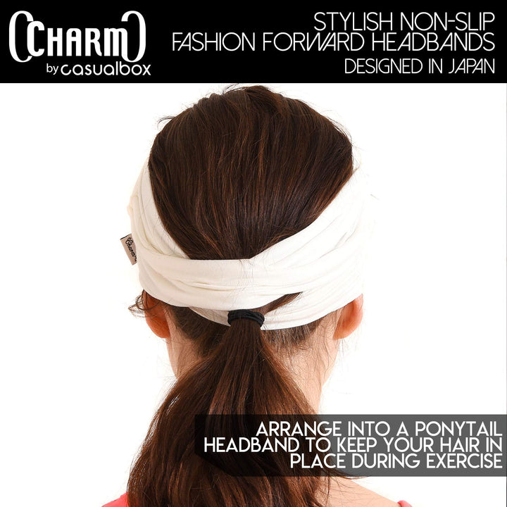 Dünnes Lauf Stirnband Sport Haarband Herren, Bandana Damen Sommer Japanische Mode Lang, Loop Tuch Zu