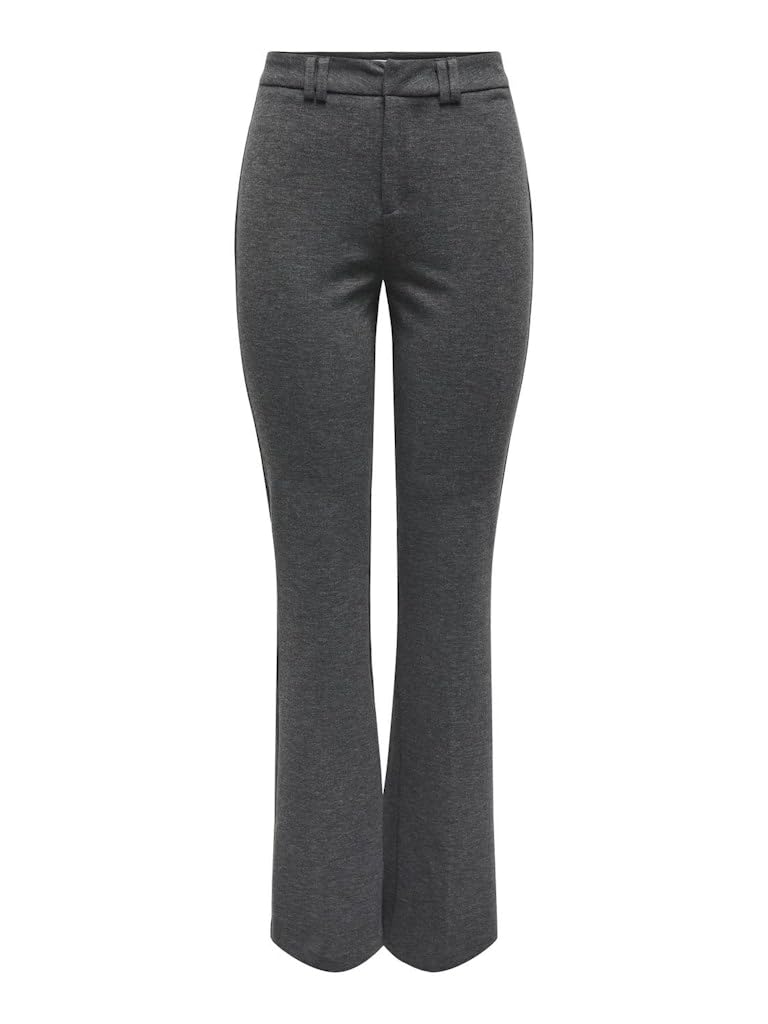 ONLY Damen Hose 15298660 42W / 32L Dark Grey Melange, 42W / 32L Dark Grey Melange