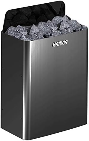 Harvia Holl's, Wall Black Modell 9,0 kW Herd ohne Kontrolleinheit, DIY, Küchen und Badezimmer, Sauna
