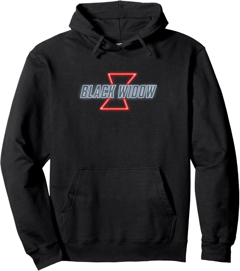Marvel Black Widow Neon Logo Pullover Hoodie