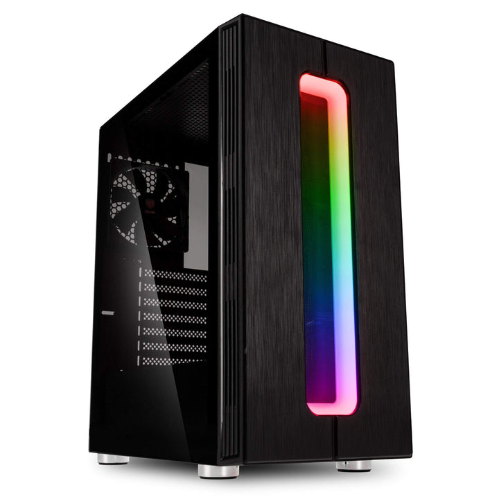 KOLINK Nimbus Midi-Tower ATX RGB Gehäuse, Computergehäuse, PC Hülle, PC Case, PC Gehäuse für Wasserk