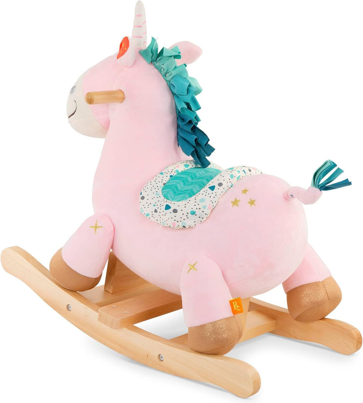 B. toys - Rodeo Rocker - Cleo - Einhorn-Wippe - Einhorn-Schaukelspielzeug - Hölzernes Aufsitzfahrzeu
