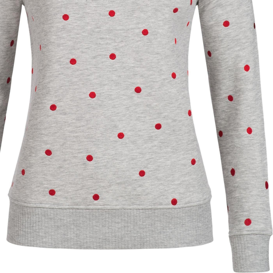 ONLY Damen Sweatshirt Lisa Bow Highneck hellgrau S