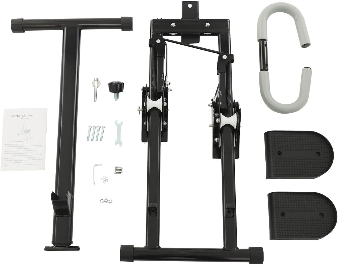 Treppensteiger, Zusammenklappbar Stair Stepper Cardio-Übung mit 3 Gänge Einstellbarer Pedal, Verstel