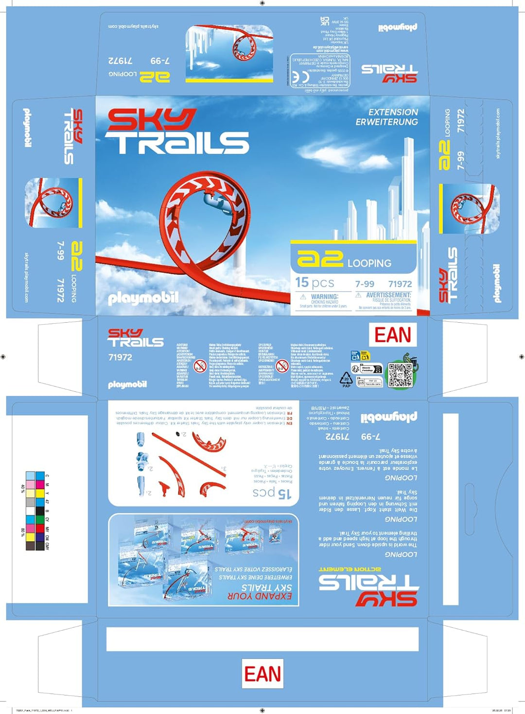 Sky Trails | Looping | Konstruktionsspielzeug für spektakuläre Strecken & Action | Baue Dein eigenes
