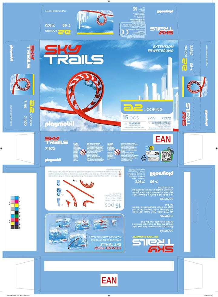 Sky Trails | Looping | Konstruktionsspielzeug für spektakuläre Strecken & Action | Baue Dein eigenes