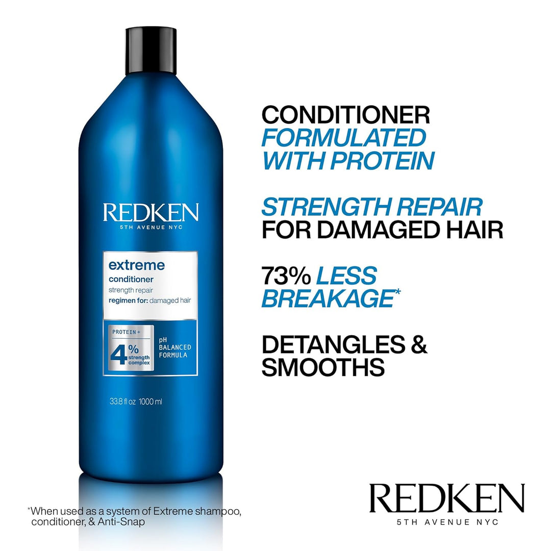 Redken | Spülung für sprödes und geschädigtes Haar, Anti Haarbruch, Mit Interlock Protein Network, E
