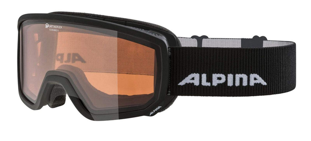 ALPINA SCARABEO S Q - Verspiegelte, Kontrastverstärkende &amp; Polarisierte OTG Skibrille Mit 100% UV-Sc