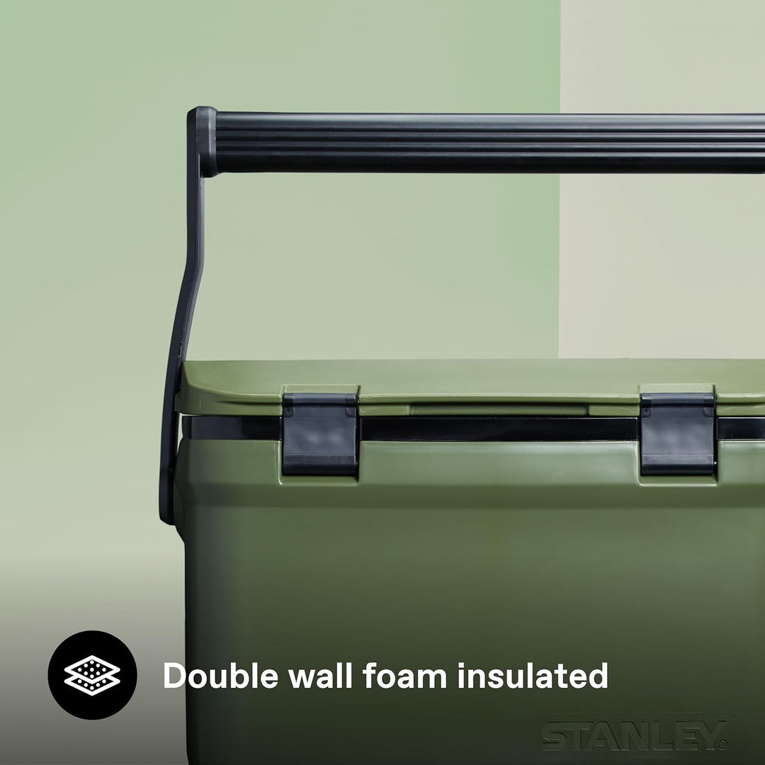 Stanley Adventure Outdoor Cooler 15.1L - Camping Kühlbox - BPA-Frei - Deckel fungiert auch als Sitz
