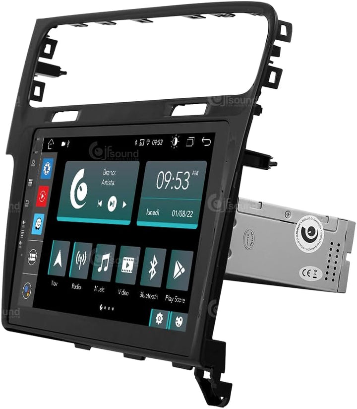 Personalisiertes Autoradio für Volkswagen Golf 7 schwarz Android GPS Bluetooth WiFi USB DAB+ Touchsc