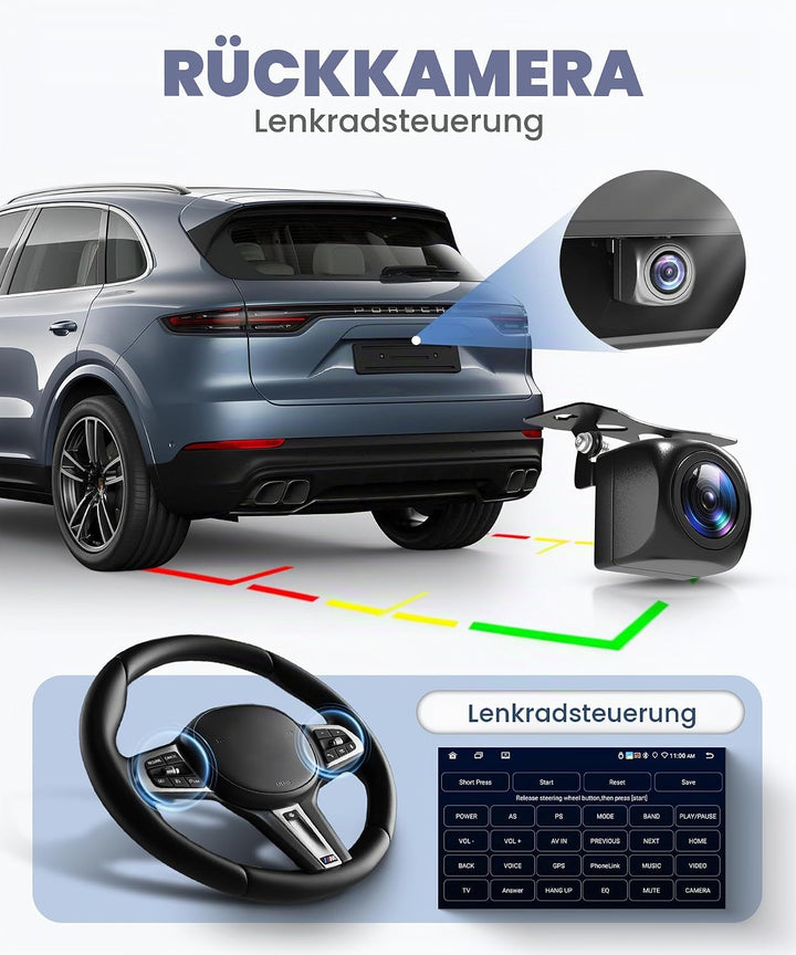 8 Core 6G+128G Rimoody Autoradio Android für Ford Fiesta 2009-2017 Carplay Wireless 9" Radio Auto Fi