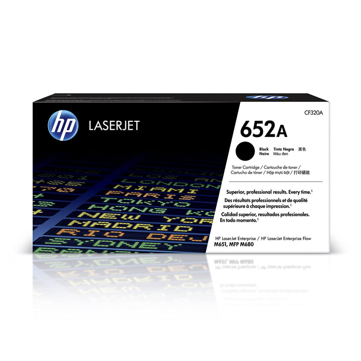 HP 652A (CF320A) Schwarz Original Toner für HP Color Laserjet Enterprise M651, HP Color Laserjet Ent