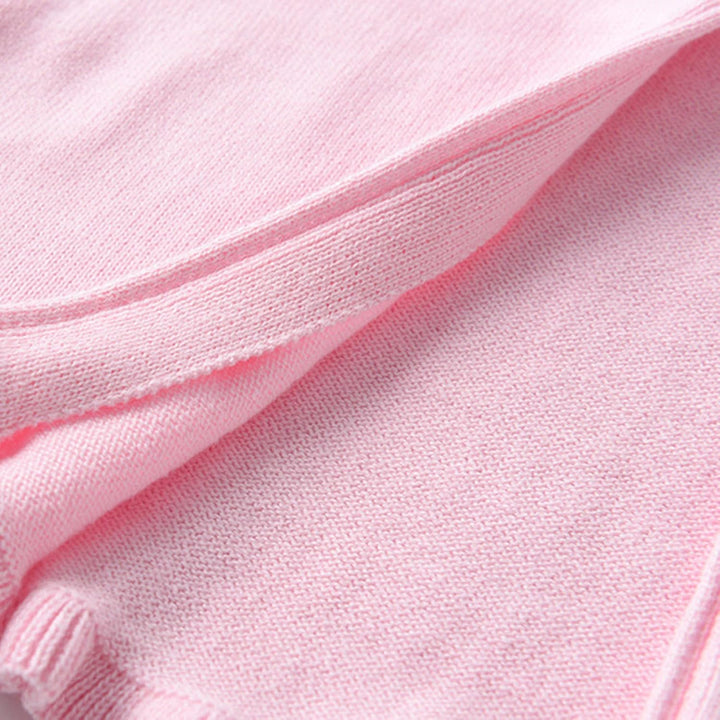 Strickjacke Mädchen Kinder Basic Bolero Kommunion Cardigan Bolero Jäckchen Lange Ärmel Mädchen #10 P