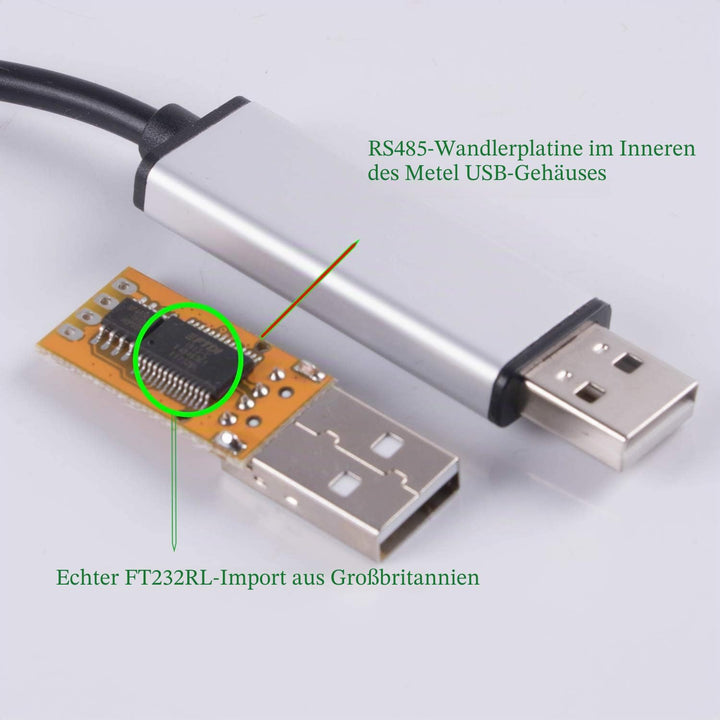 USB zu DMX Schnittstellenadapter RS485 Konverter seriell 3PIN XLR LED DMX512 Freestyler Software PC